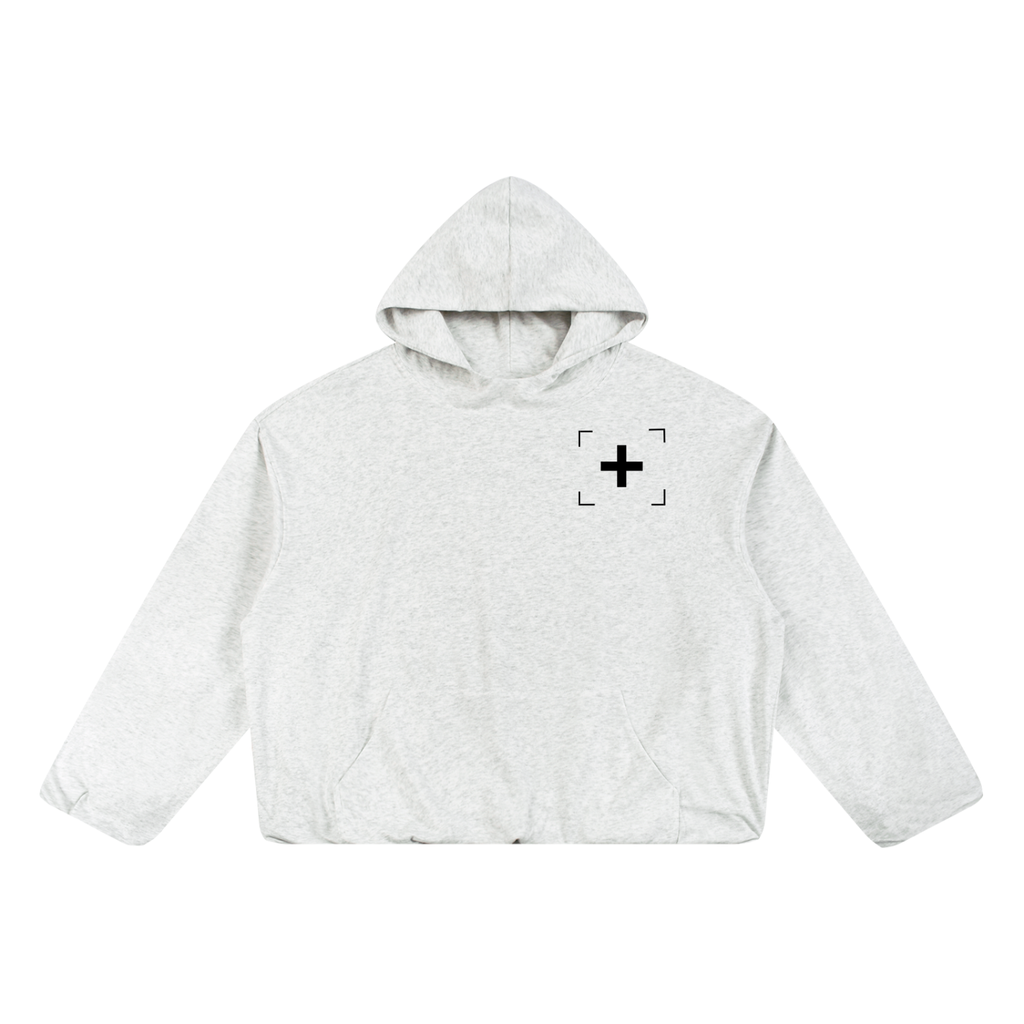 Legay of Makers - Boxy Gather-Hem Hoodie